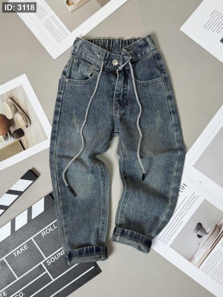 بنطلون جينز ولادي 4-13