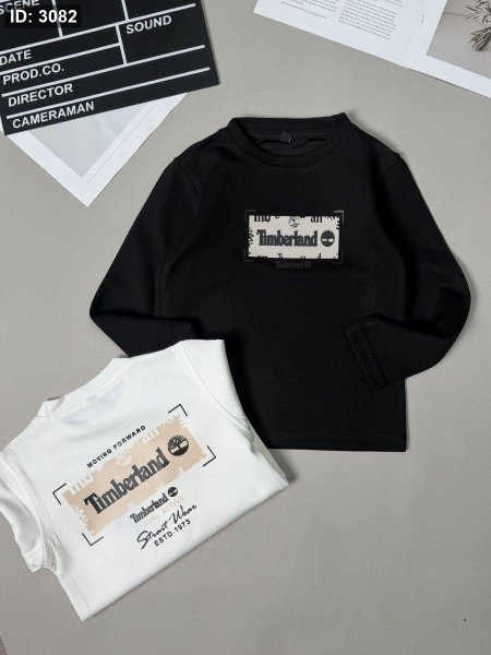 بلوزة ولادي Timberland ربيعي 4-10