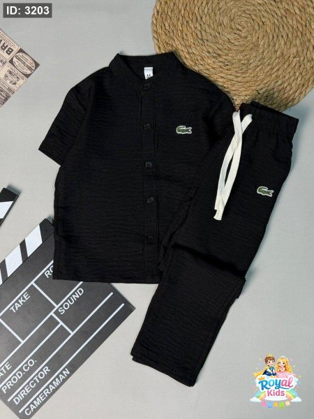طقم ولادي صيفي 14-4 LACOSTE
